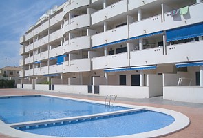 Apartment over looking pool